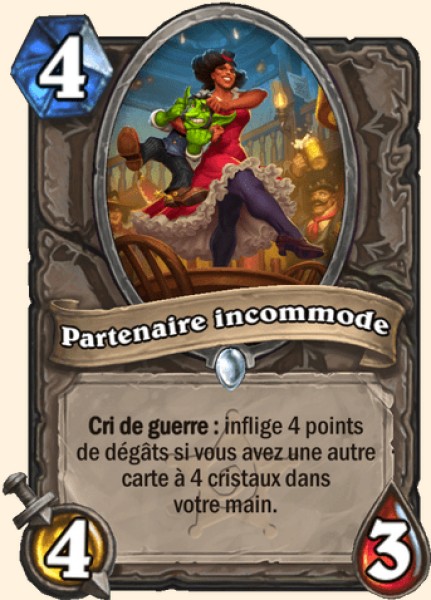 Rowdy Partner carte Hearhstone