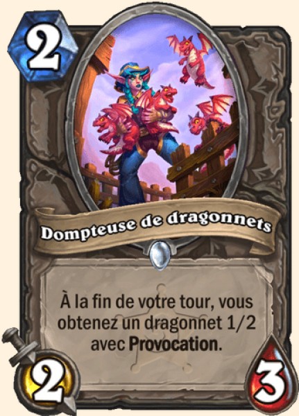 Dompteuse de dragonnets carte Hearhstone