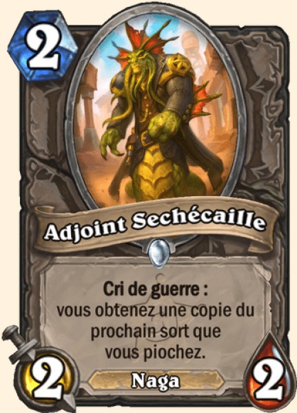 Dryscale Deputy carte Hearhstone