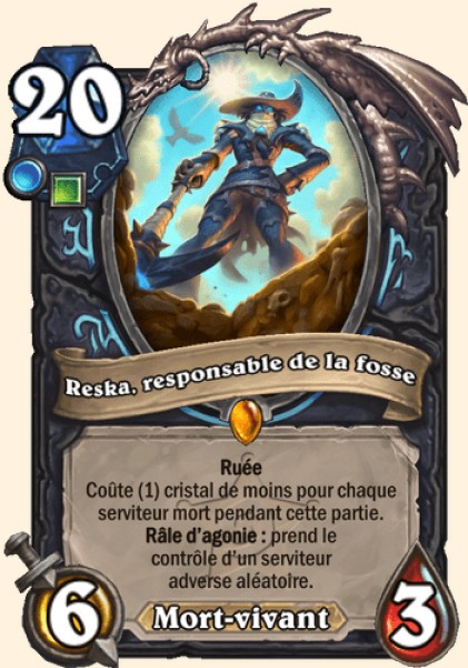 Reska, responsable de la fosse carte Hearhstone