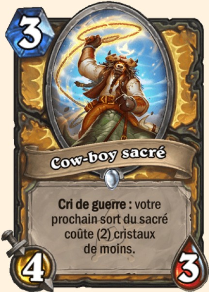 Holy Cowboy carte Hearhstone