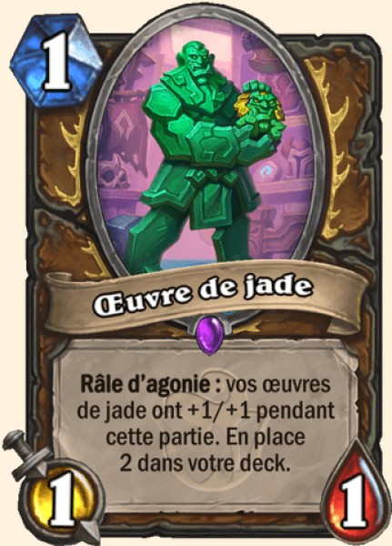 Parade de jade carte Hearhstone