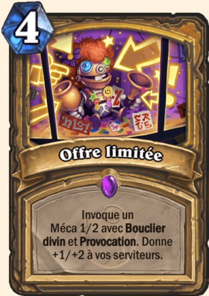 Flash Sale carte Hearhstone