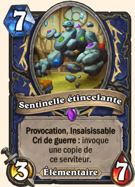 Sentinelle étincelante carte Hearthstone