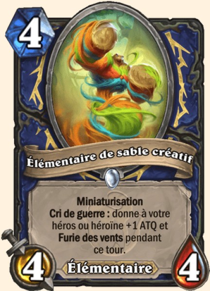 Sand Art Elemental carte Hearhstone