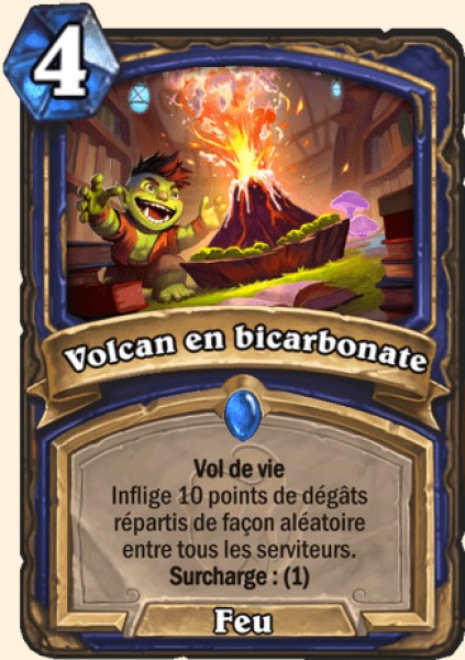 Baking Soda Volcano carte Hearhstone