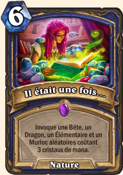 Once Upon a Time... carte Hearhstone