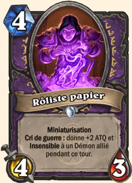 Tabletop Roleplayer carte Hearhstone