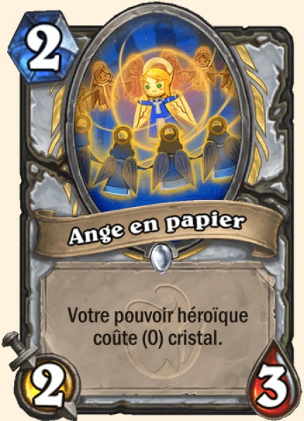 Ange en papier carte Hearhstone