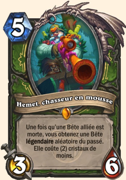 Hemet, chasseur en mousse carte Hearhstone