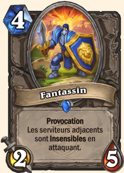 Fantassin carte Hearhstone