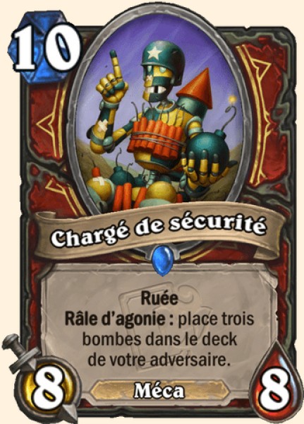 Charge de securite carte Hearhstone
