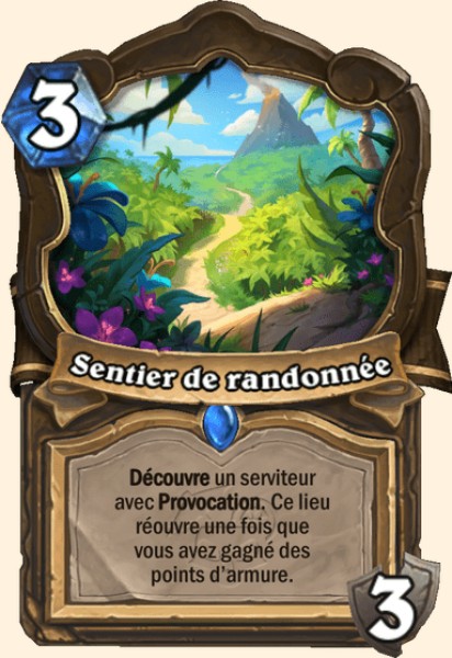 Sentier de randonnee carte Hearhstone