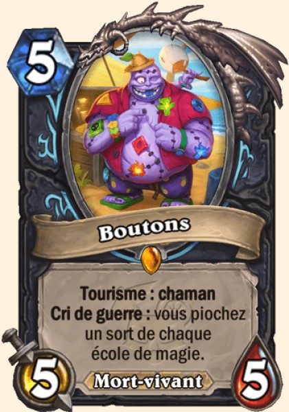 Boutons carte Hearhstone