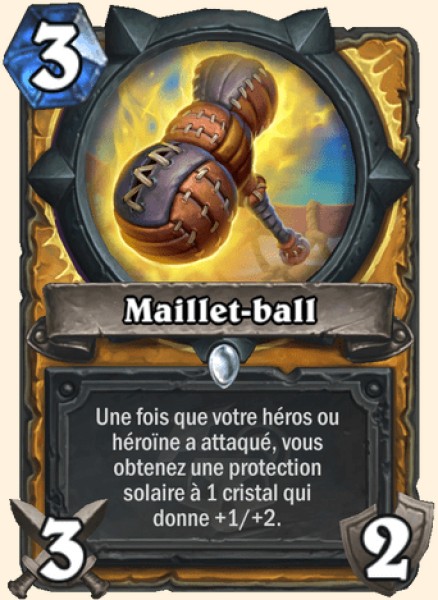 Maillet-ball carte Hearhstone