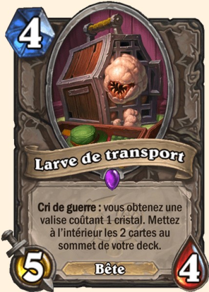 Larve de transport carte Hearhstone