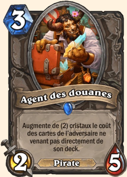 Agent des douanes carte Hearhstone