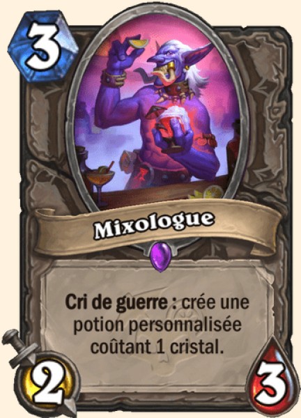 Mixologist carte Hearhstone