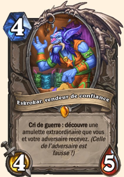 Eskrokar, vendeur de confiance carte Hearhstone