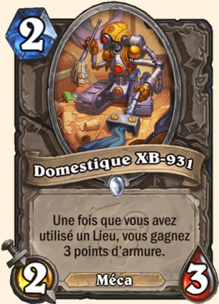 Domestique XB-931 carte Hearhstone