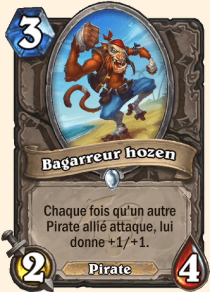 Bagarreur hozen carte Hearhstone