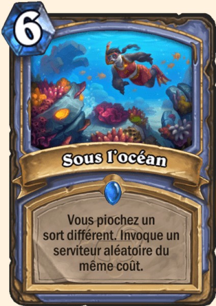 Under the Sea carte Hearhstone