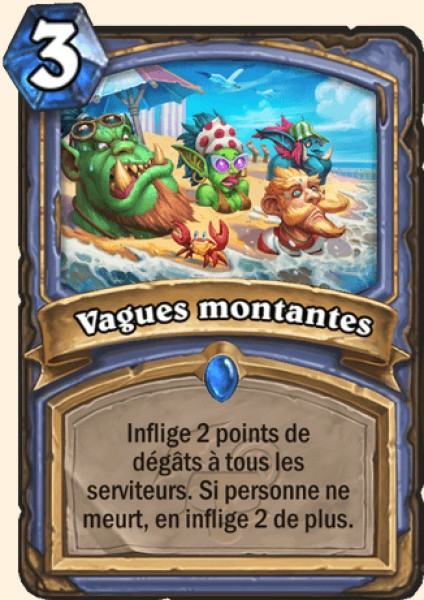 Rising Waves carte Hearhstone