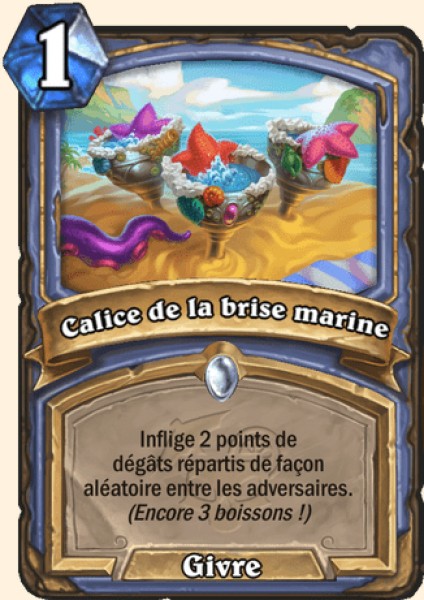Calice de la brise marine carte Hearhstone