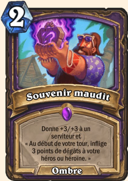 Cursed Souvenir carte Hearhstone