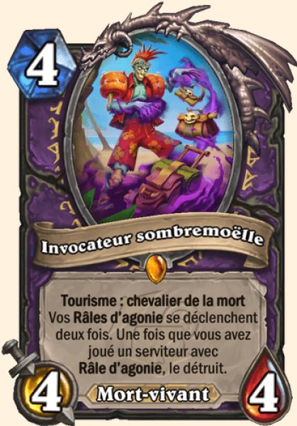 Invocateur sombremoelle carte Hearhstone