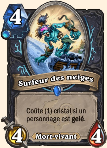Surfeur des neiges carte Hearhstone