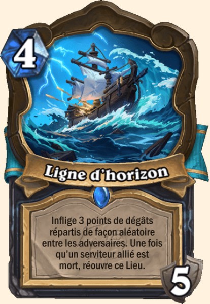 Ligne d'horizon carte Hearhstone