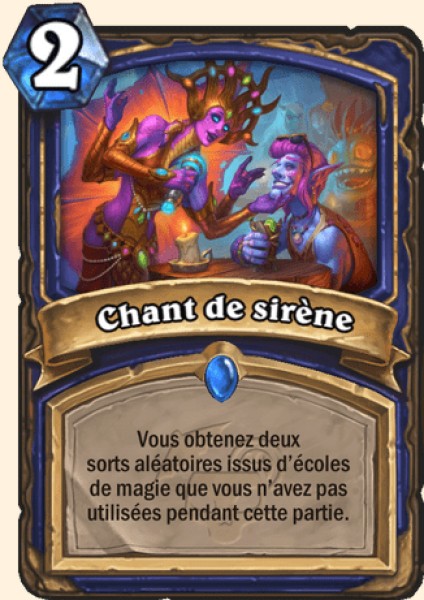 Siren Song carte Hearhstone