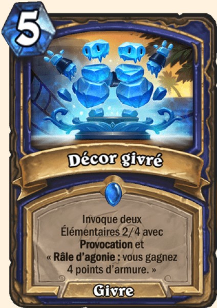 Frosty Decor carte Hearhstone