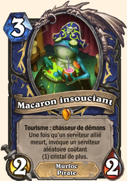 Carefree Cookie carte Hearhstone