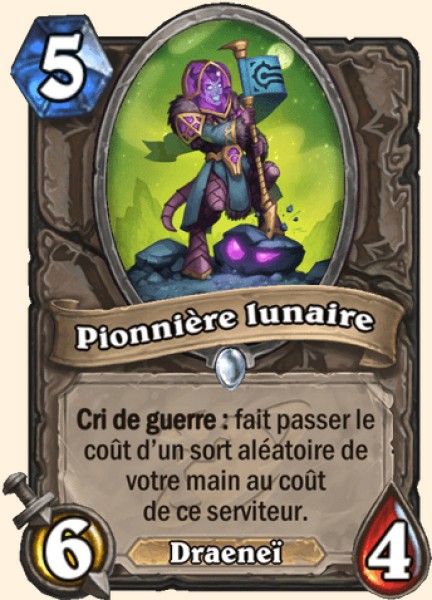 Pionniere lunaire carte Hearhstone