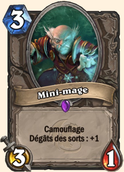 Mini-mage carte Hearhstone