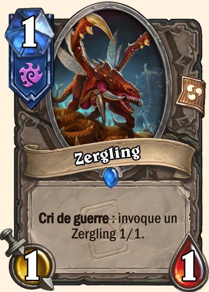 Zergling carte Hearhstone