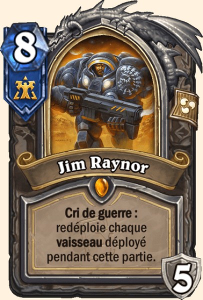Jim Raynor carte Hearhstone