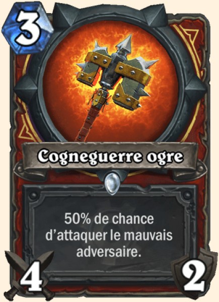 Cogneguerre ogre carte Hearhstone