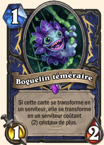 Boguelin temeraire carte Hearhstone