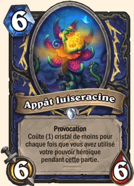 Appat luiseracine carte Hearhstone