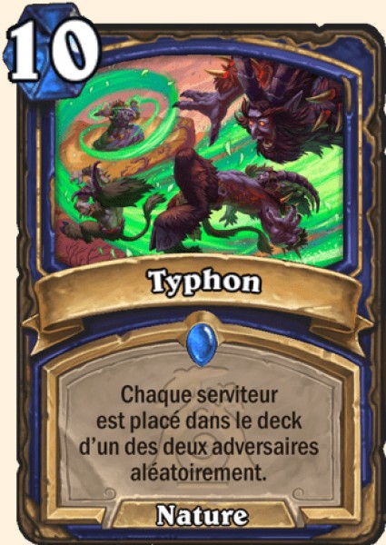 Typhon carte Hearhstone