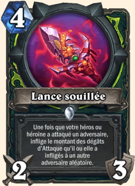 Lance profanee carte Hearhstone
