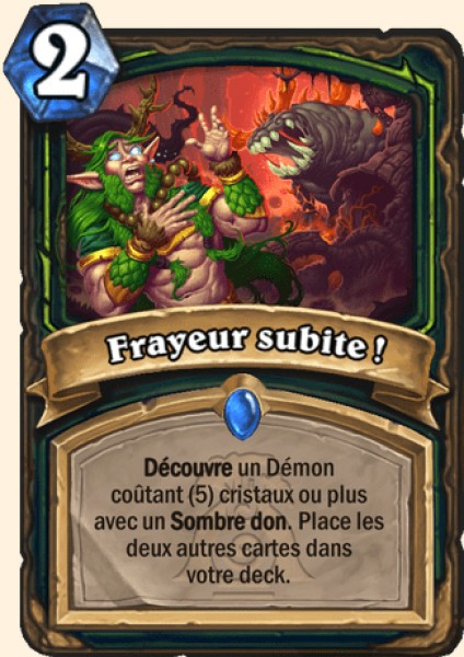 Sursauter ! carte Hearhstone