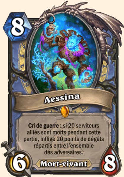 Aessina carte Hearhstone