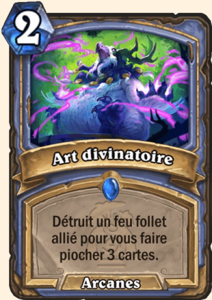 Art divinatoire carte Hearhstone