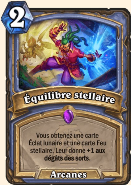 Equilibre stellaire carte Hearhstone