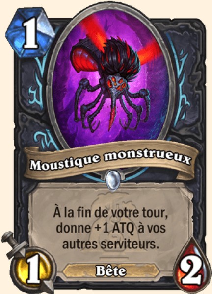 Moustique monstrueux carte Hearhstone
