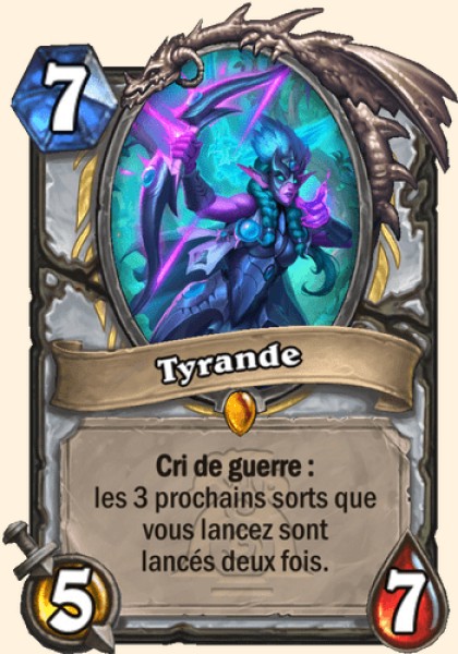 Tyrande carte Hearhstone